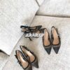 Replica Dior J'adior Ballerina Flat & Slingback Pumps Nude Mesh 2