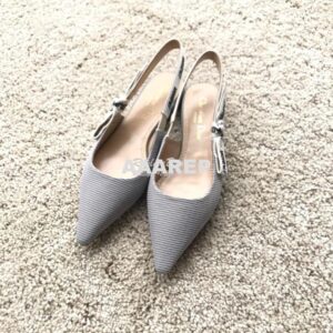 Replica Dior J'adior Ballerina Flat KCB384 Grey 2