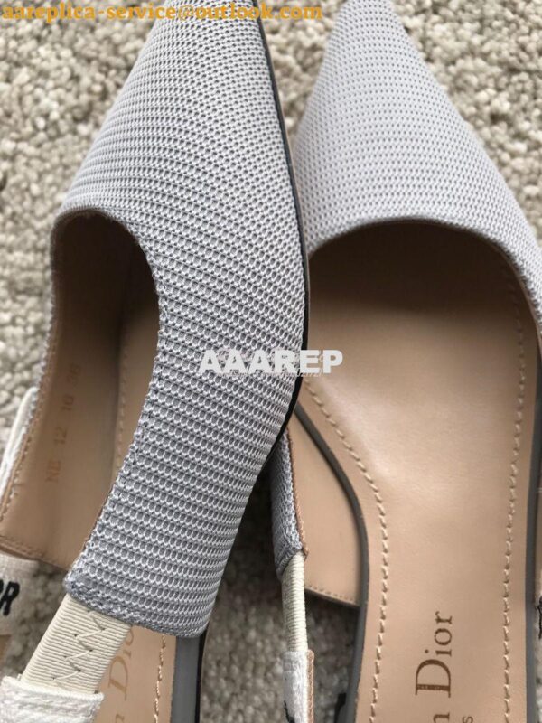 Replica Dior J'adior Ballerina Flat KCB384 Grey 8