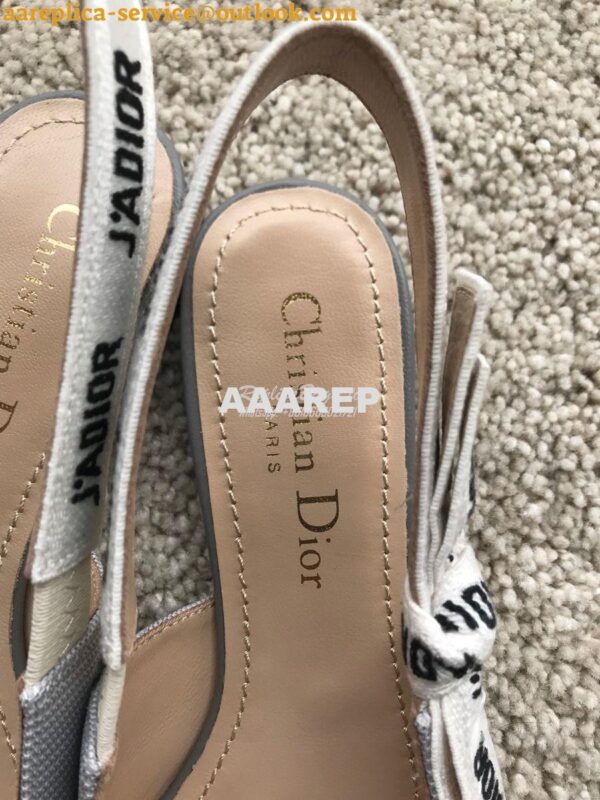 Replica Dior J'adior Ballerina Flat KCB384 Grey 10