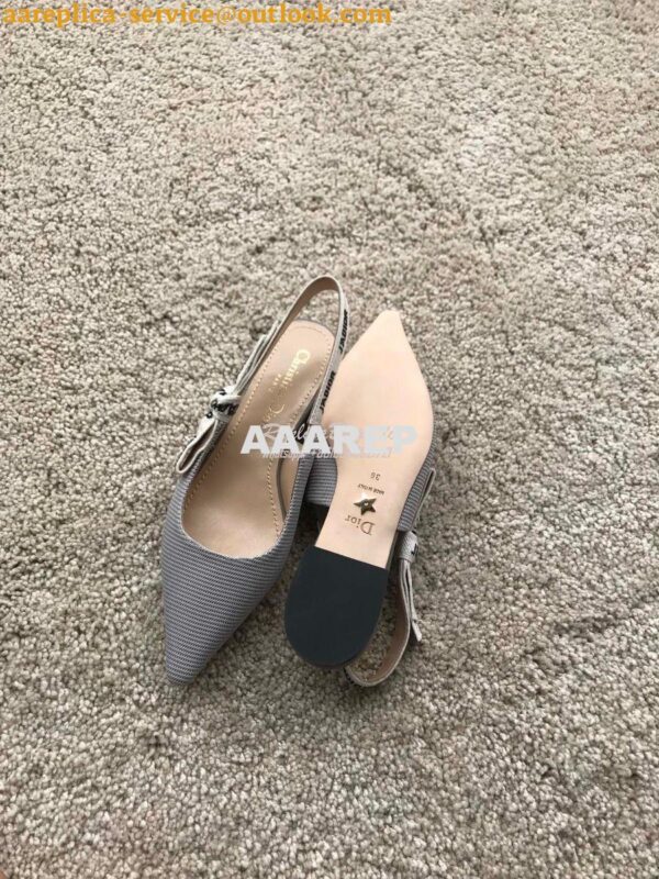 Replica Dior J'adior Ballerina Flat KCB384 Grey 11