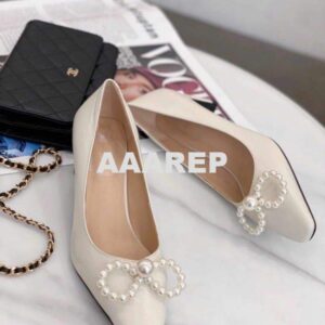 Replica Dior Women Pump Dior Designer Shoes 81154 Beige 2