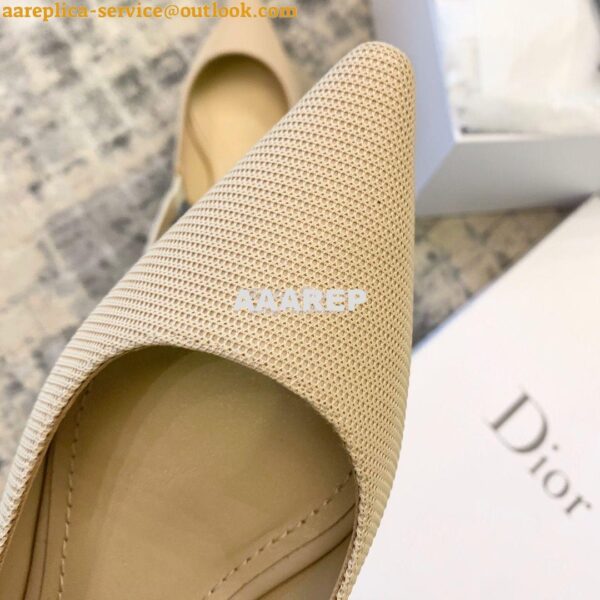 Replica Dior J'adior Ballerina Flat KCB384 Nude 7