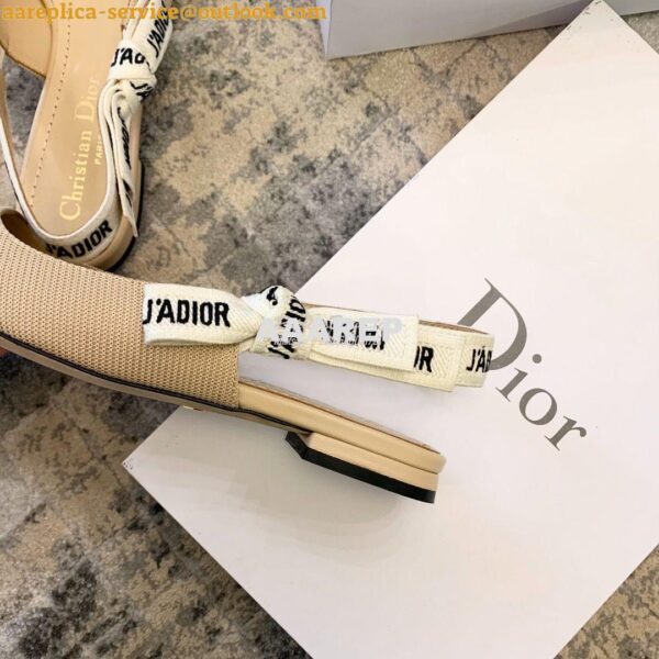 Replica Dior J'adior Ballerina Flat KCB384 Nude 11