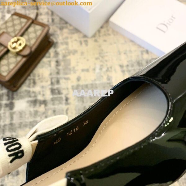 Replica Dior J'adior Pump KCC200 Black Patent 11