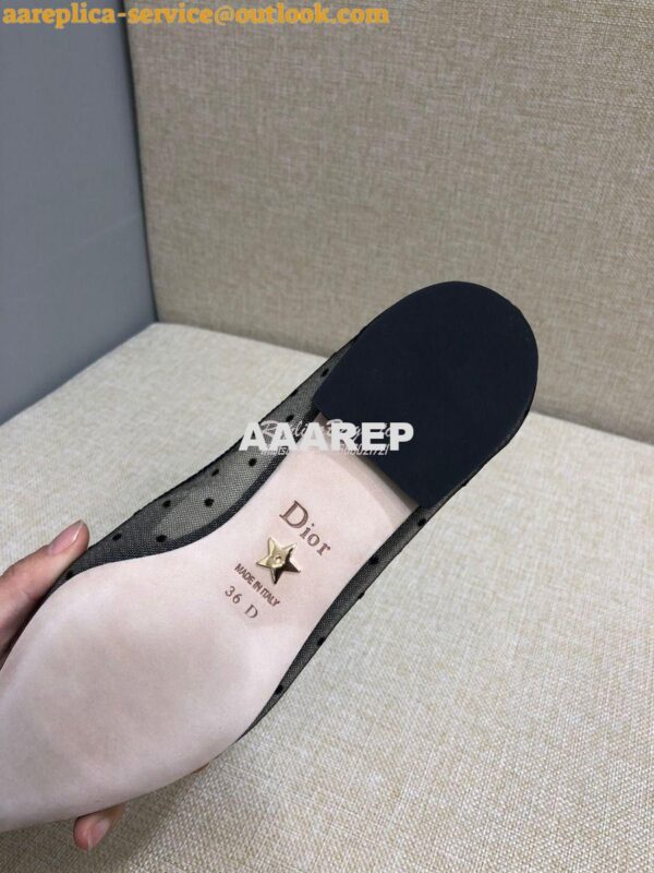 Replica Dior J'adior Pump KDP704 Black and Nude Plumetis 17