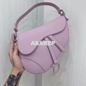 Replica Dior Saddle Ultra-Matte Bag M0446 Lavender