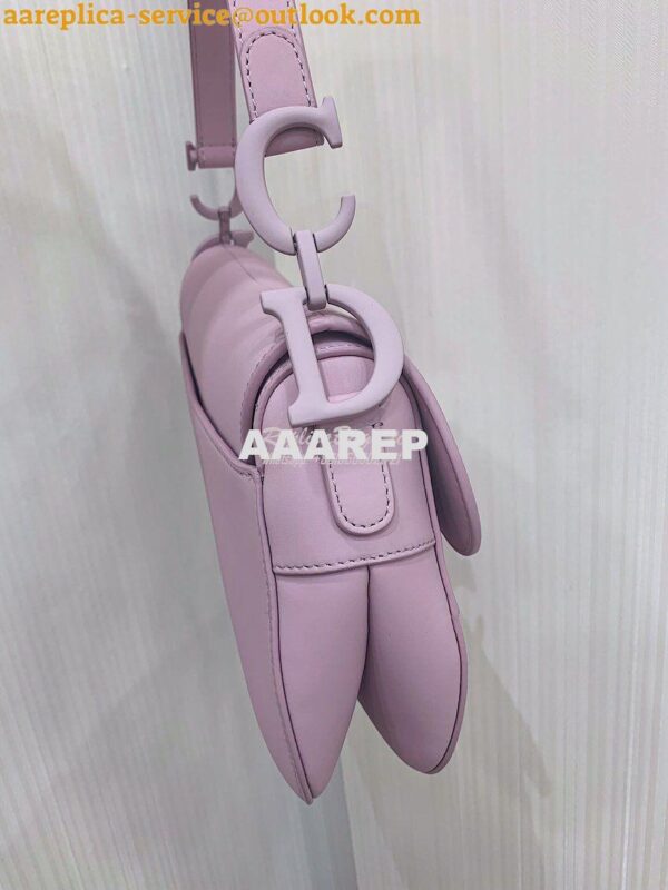 Replica Dior Saddle Ultra-Matte Bag M0446 Lavender 4