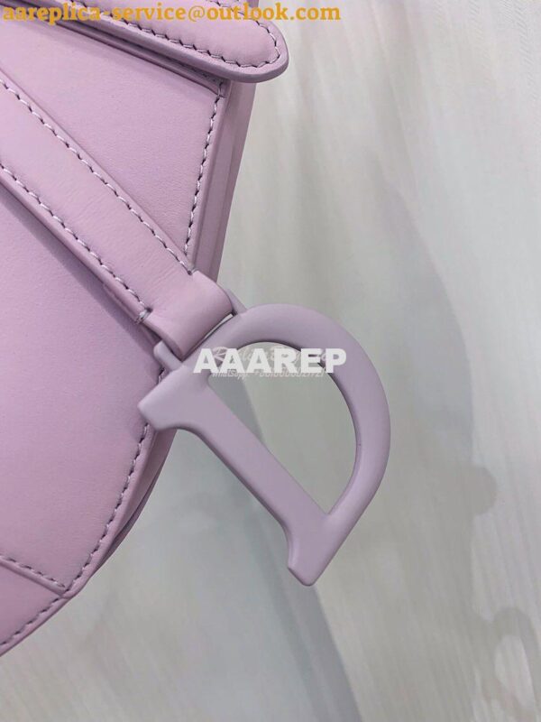 Replica Dior Saddle Ultra-Matte Bag M0446 Lavender 6