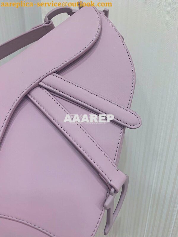 Replica Dior Saddle Ultra-Matte Bag M0446 Lavender 8