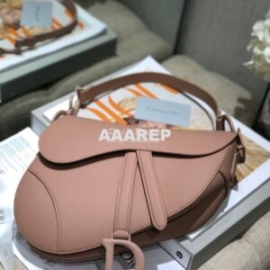 Replica Dior Saddle Ultra-Matte Bag M0446 Nude