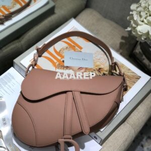 Replica Dior Saddle Ultra-Matte Bag M0446 Nude 2