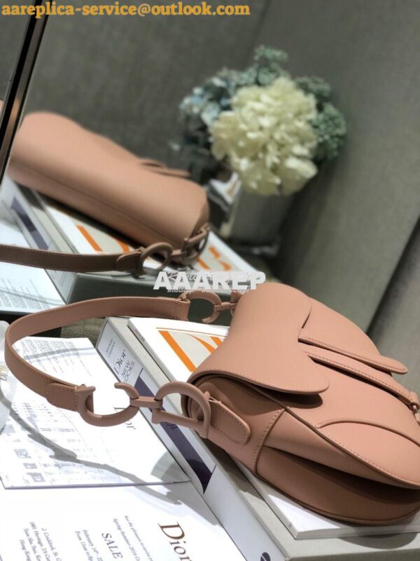 Replica Dior Saddle Ultra-Matte Bag M0446 Nude 7