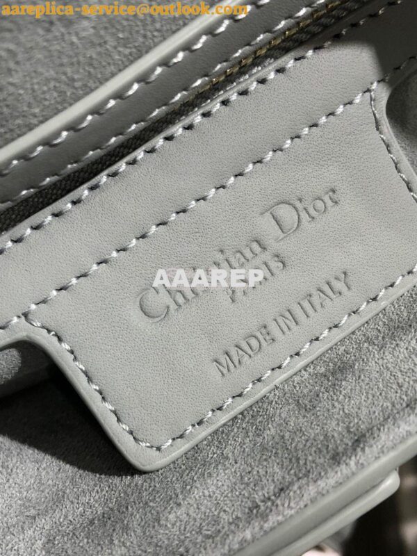 Replica Dior Saddle Ultra-Matte Bag M0446 Stone Grey 12