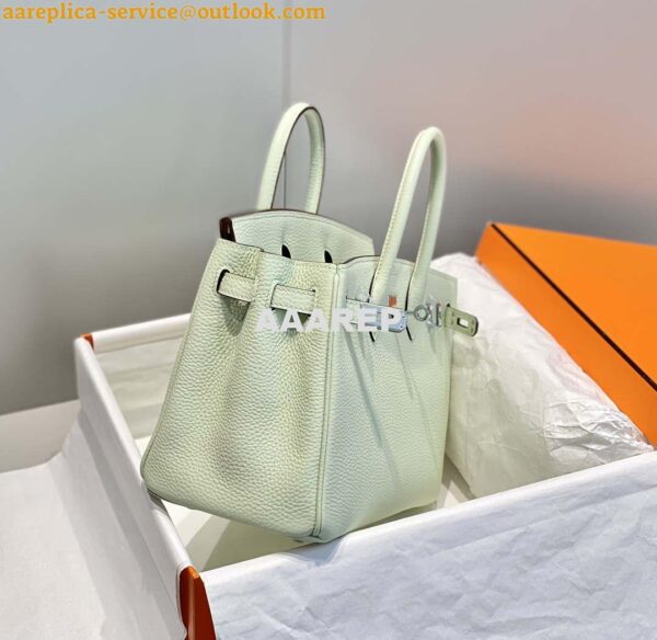 Replica Hermes Birkin Designer Tote Bag Togo Leather 28565 bubble green 2