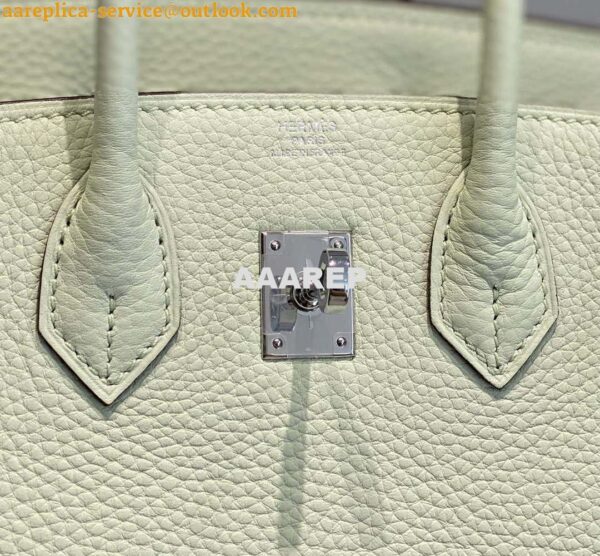 Replica Hermes Birkin Designer Tote Bag Togo Leather 28565 bubble green 5