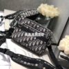 Replica Dior Small Medium DiorTravel Nomad Pouch Black Macrocannage Ca 2