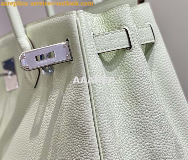 Replica Hermes Birkin Designer Tote Bag Togo Leather 28565 bubble green 14