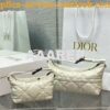 Replica Dior Small Toujours Bag in Macrocannage Calfskin M2822O Black 2