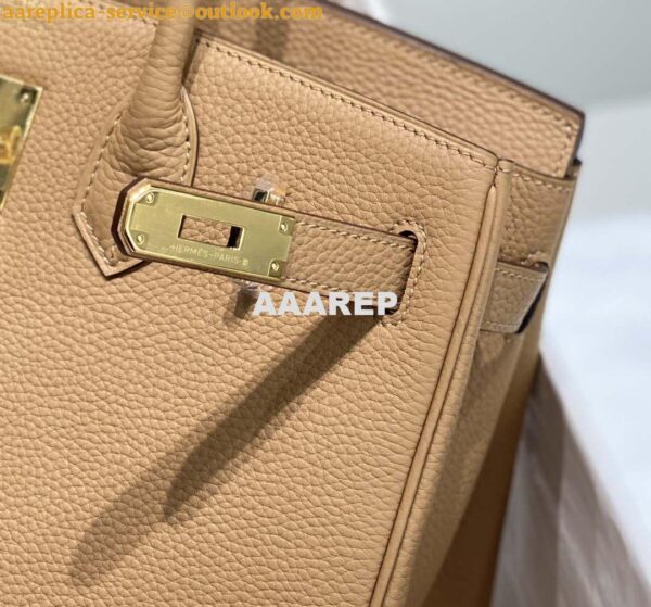 Replica Hermes Birkin Designer Tote Bag Togo Leather 28567 Camel 14