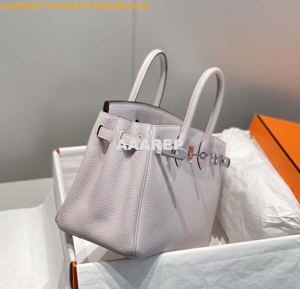 Replica Hermes Birkin Designer Tote Bag Togo Leather 28568 Fantasy purple 4