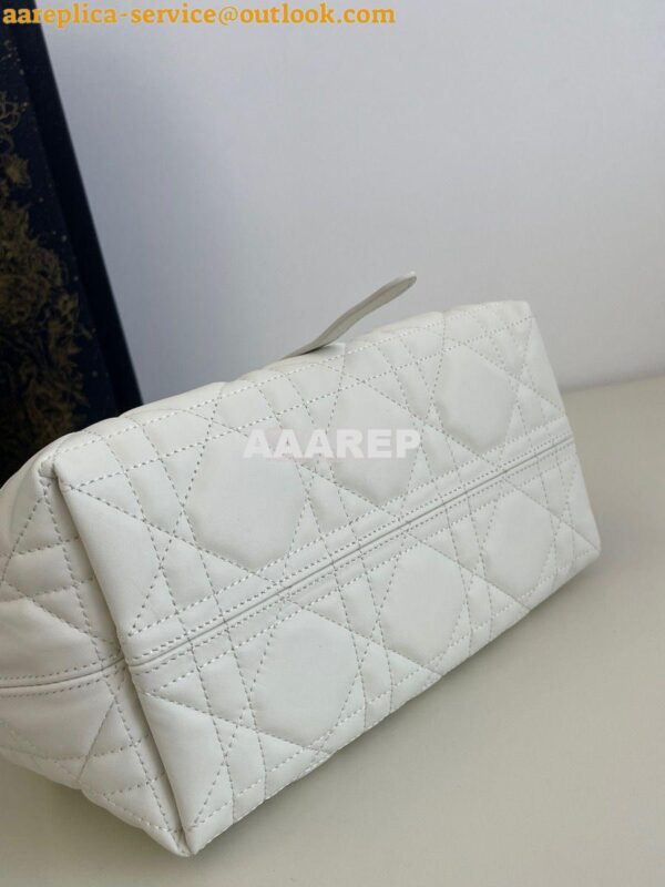 Replica Dior Small Toujours Bag in Macrocannage Calfskin M2822O Latte 11