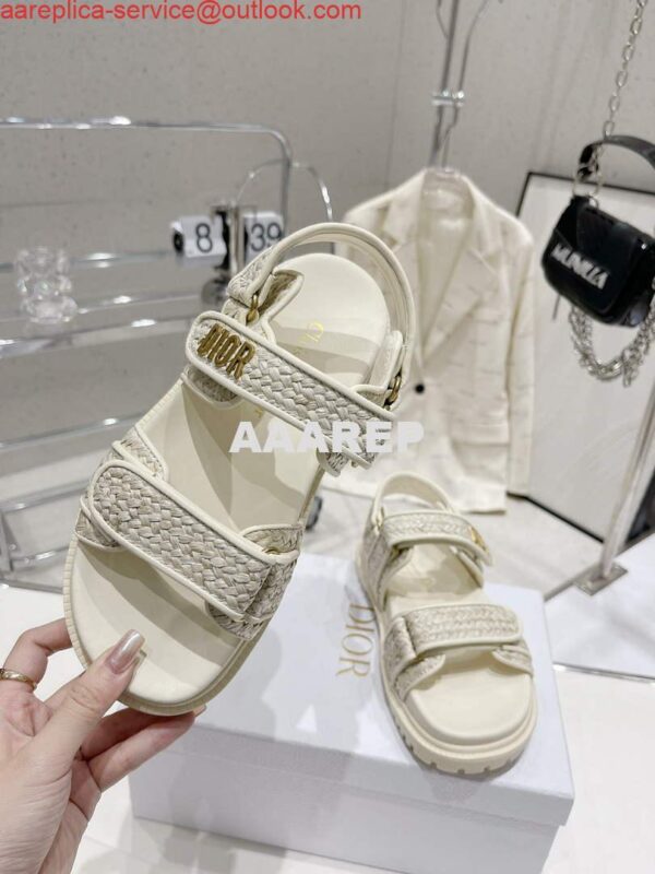 Replica Dior KCQ547LAB Dioract Sandal D55785 4