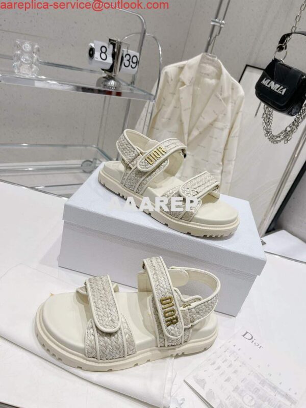 Replica Dior KCQ547LAB Dioract Sandal D55785 6