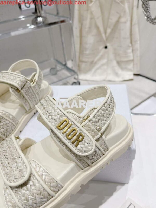 Replica Dior KCQ547LAB Dioract Sandal D55785 10