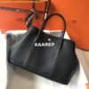 Replica Hermes Black Togo Medium Garden Party 36cm Bag H239055 2