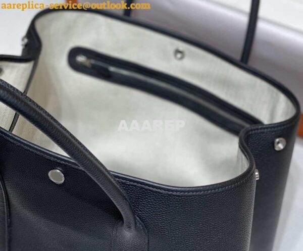 Replica Hermes Black Togo Medium Garden Party 36cm Bag H239055 10