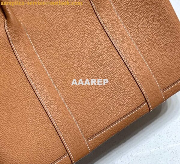 Replica Hermes Brown Togo Medium Garden Party 36cm Bag H239054 3