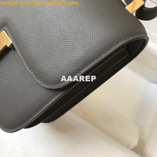 Replica Hermes Constance Cross Body Bag Epsom Leather Gold H28402 8