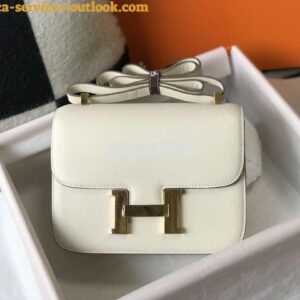 Replica Hermes Constance Cross Body Bag Epsom Leather Gold H28405 2