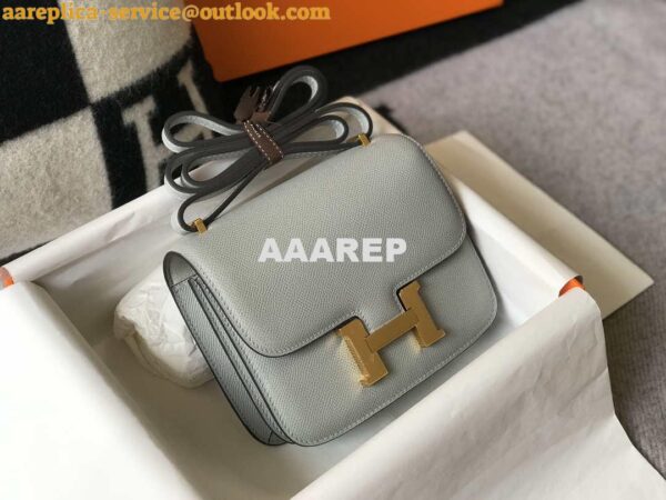 Replica Hermes Constance Cross Body Bag Epsom Leather Gold H28408 6