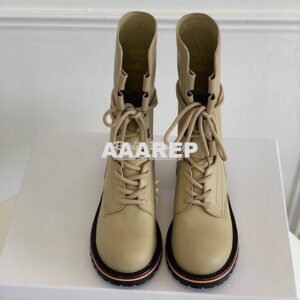 Replica Dior Quest Boots in Calfskin Leather KDI668 Taupe 2