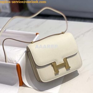 Replica Hermes Constance Cross Body Bag Epsom Leather Gold H28414 2