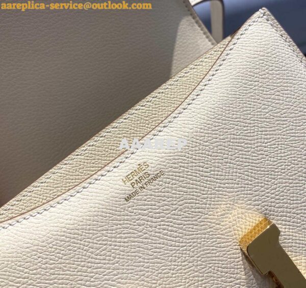 Replica Hermes Constance Cross Body Bag Epsom Leather Gold H28414 5