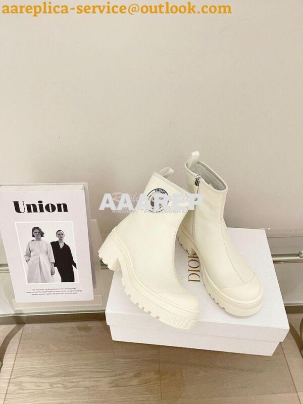 Replica Dior Symbol Ankle Boot Supple Calfskin KCI770 6