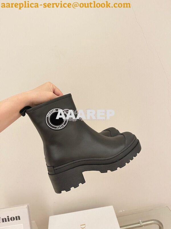 Replica Dior Symbol Ankle Boot Supple Calfskin KCI770 14