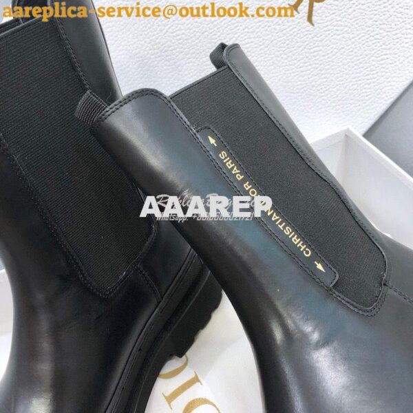 Replica Dior Trial Ankle Boot Black Calfskin KCI712V 8