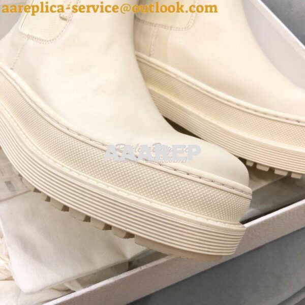 Replica Dior Trial Ankle Boot White Calfskin KCI712V 9