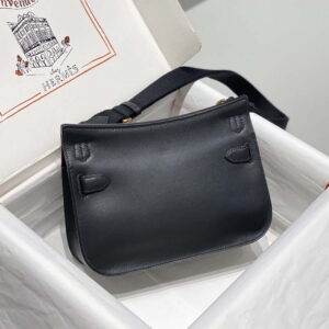 Replica Hermes 316413 Jyspiere Leather Hermes bags Black H900914