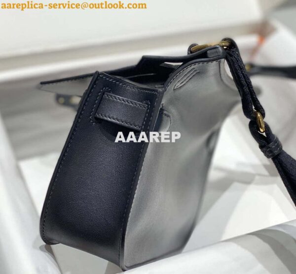 Replica Hermes 316413 Jyspiere Leather Hermes bags Black H900914 4