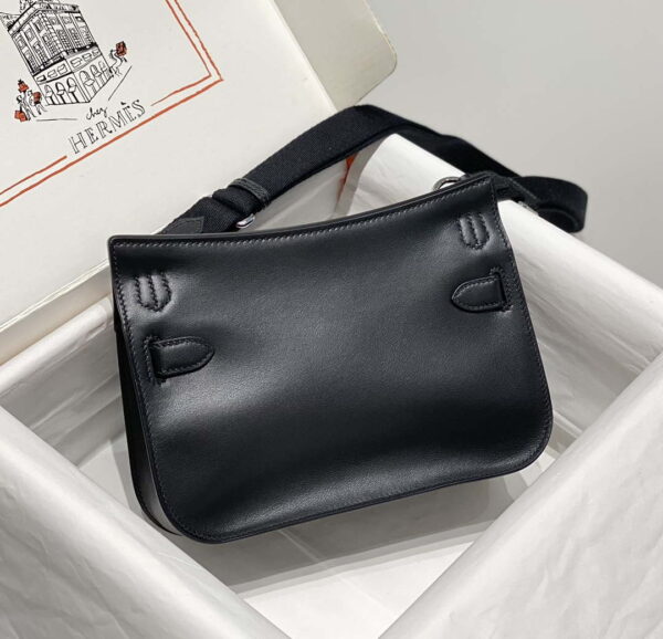 Replica Hermes 316413 Jyspiere Leather Hermes bags Black H900915 3