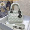 Replica Lady Dior My ABCdior Bag Steel Grey Cannage Lambskin with Ruth 2