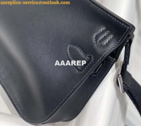 Replica Hermes 316413 Jyspiere Leather Hermes bags Black H900915 5