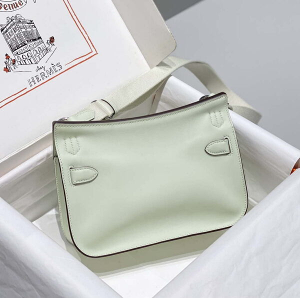 Replica Hermes 316413 Jyspiere Leather Hermes bags Light Green H900919 3