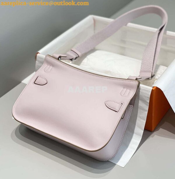 Replica Hermes 316413 Jyspiere Leather Hermes bags Pink H900916 5