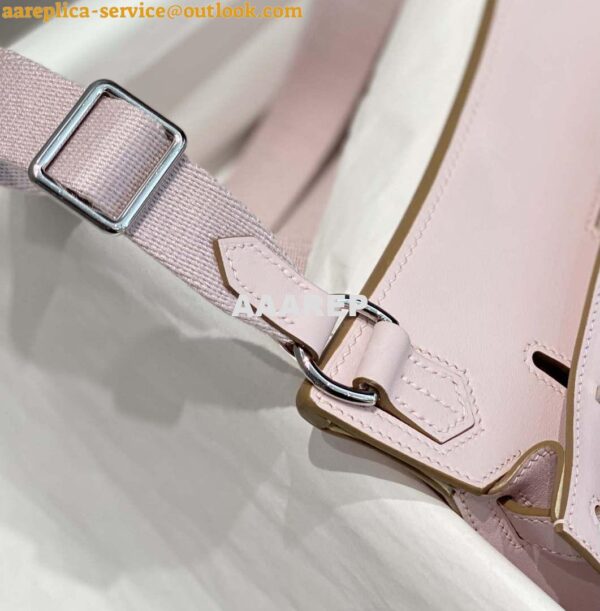 Replica Hermes 316413 Jyspiere Leather Hermes bags Pink H900916 7